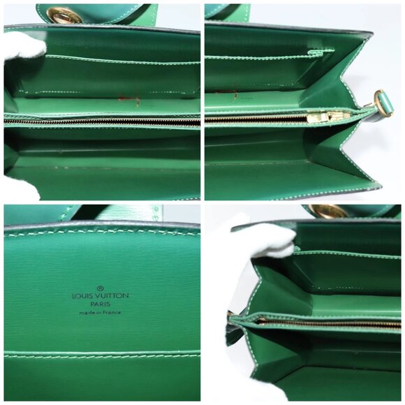 LOUIS VUITTON Epi Capuchin Shoulder Bag Green M52344 LV Auth 129902 - Picture 15 of 16